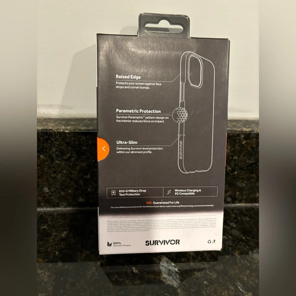 NIP iPhone 12 and 12 Pro Survivor clear case
